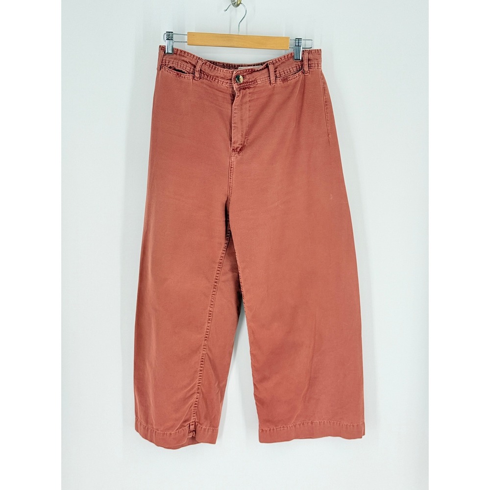 Free People We the Free Patti Wide Leg Crop Boho Pants Size 27 Southwestern
